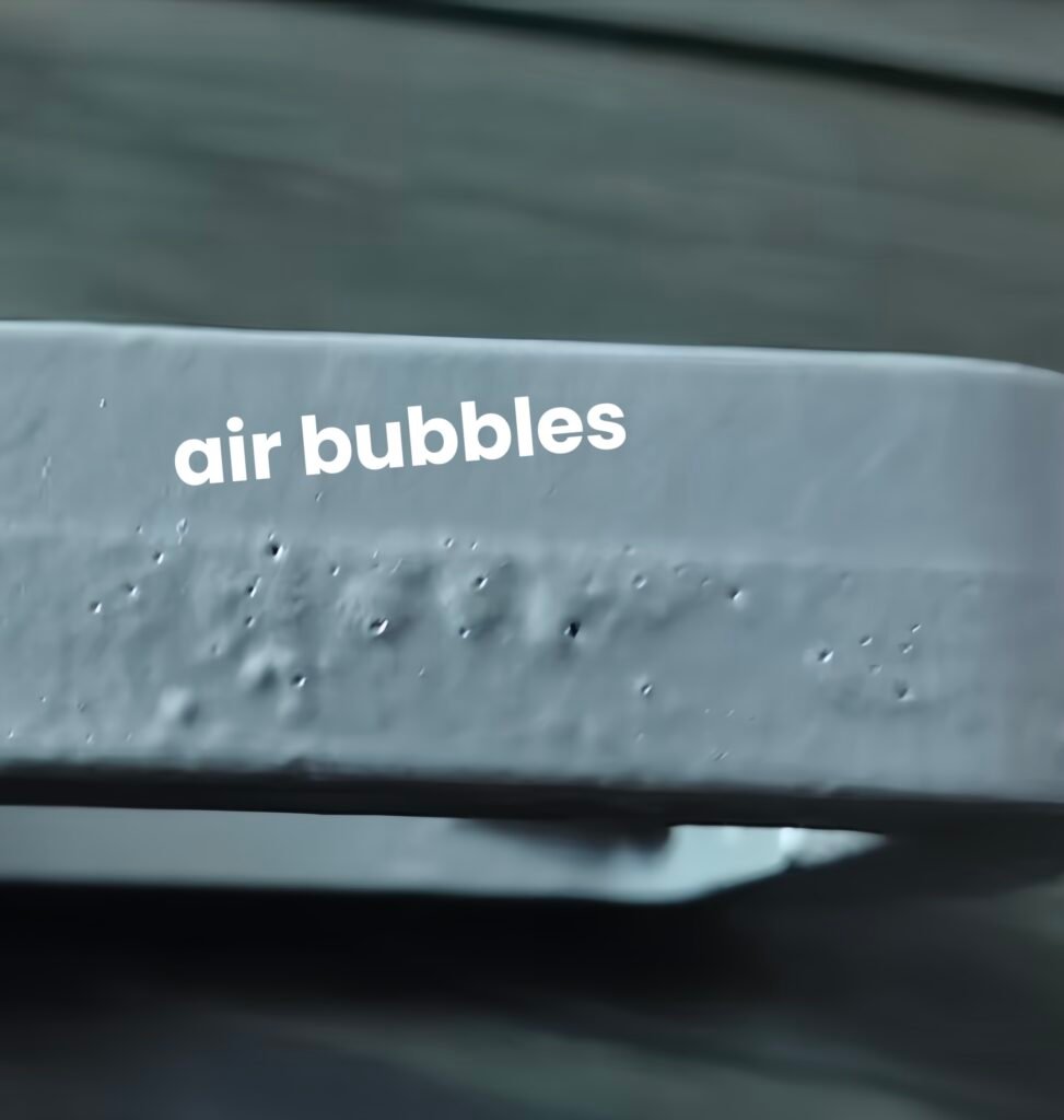 air bubbles